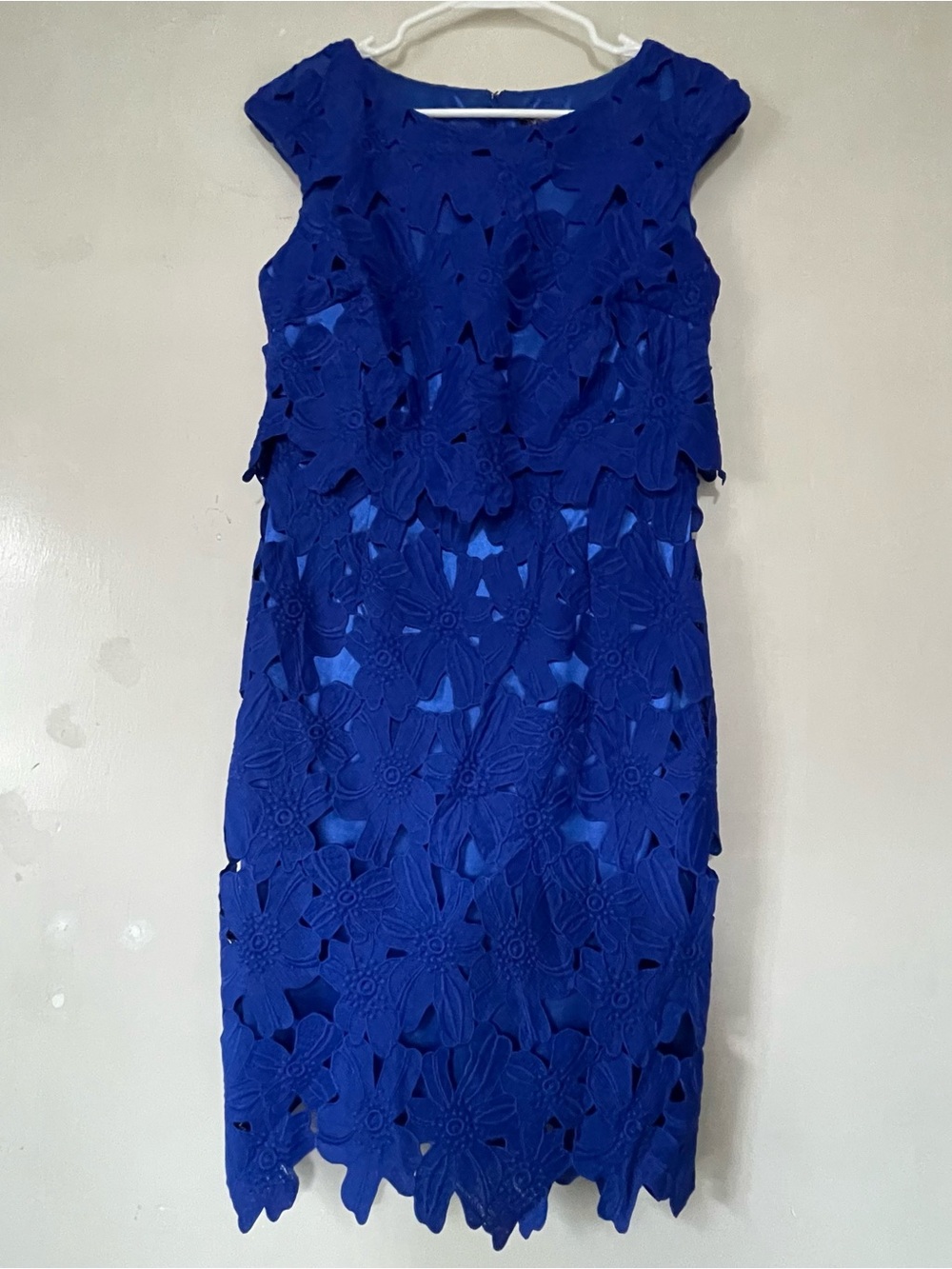 jax floral lace midi dress